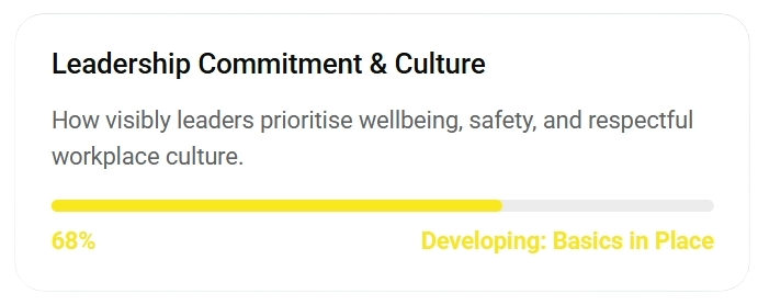 Leadership Commitment & Culture